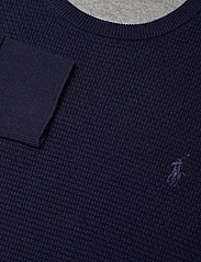 Ralph Lauren Golf - Textured Cotton Crewneck Sweater - megzti laisvalaikio drabužiai - refined_navy/c795 - 2