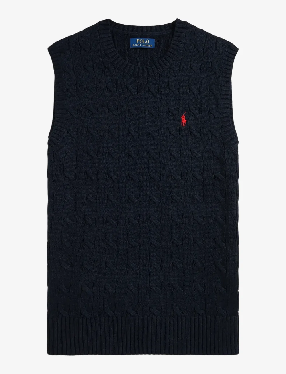Ralph Lauren Golf - Cable-Knit Cotton Sweater Vest - gestrickte westen - hunter navy - 1
