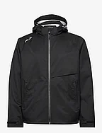 Water-Repellent Hooded Jacket - POLO BLACK