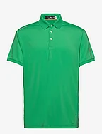 Custom Slim Fit Performance Polo Shirt - VINEYARD GREEN