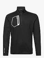 Performance Jersey Quarter-Zip Pullover - POLO BLACK