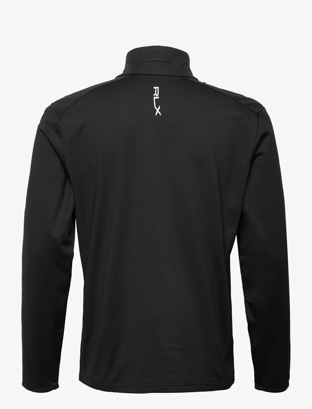 Ralph Lauren Golf - Performance Jersey Quarter-Zip Pullover - medvilniniai megztiniai - polo black - 1