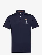 Custom Slim Fit Polo Bear Polo Shirt - REFINED NAVY