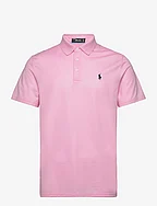 Tailored Fit Performance Mesh Polo Shirt - PINK FLAMINGO