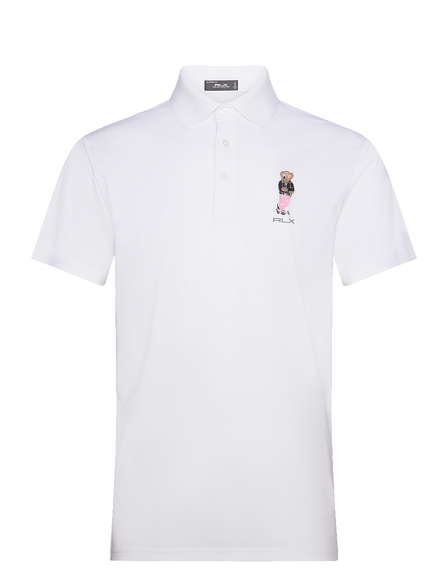 Ralph Lauren Golf - Tailored Fit Polo Bear Polo Shirt - ceramic white - 0