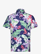 Tailored Fit Performance Polo Shirt - ASTOR FLORAL