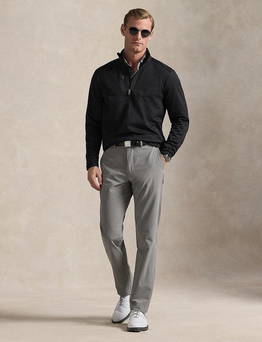 Ralph Lauren Golf - Classic Fit Stretch Jersey Pullover - alussärgid - polo black - 0