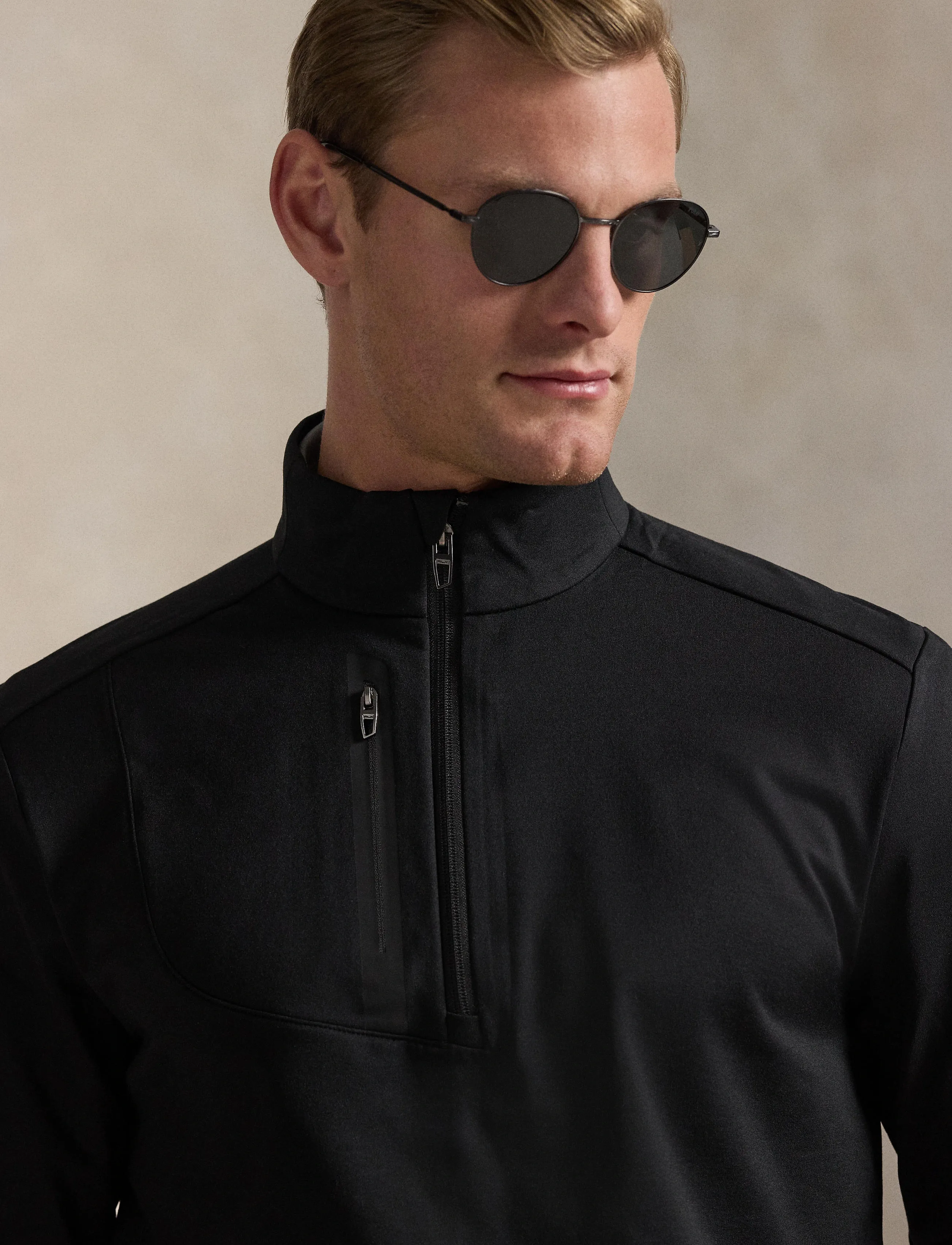 Ralph Lauren Golf - Classic Fit Stretch Jersey Pullover - alussärgid - polo black - 4