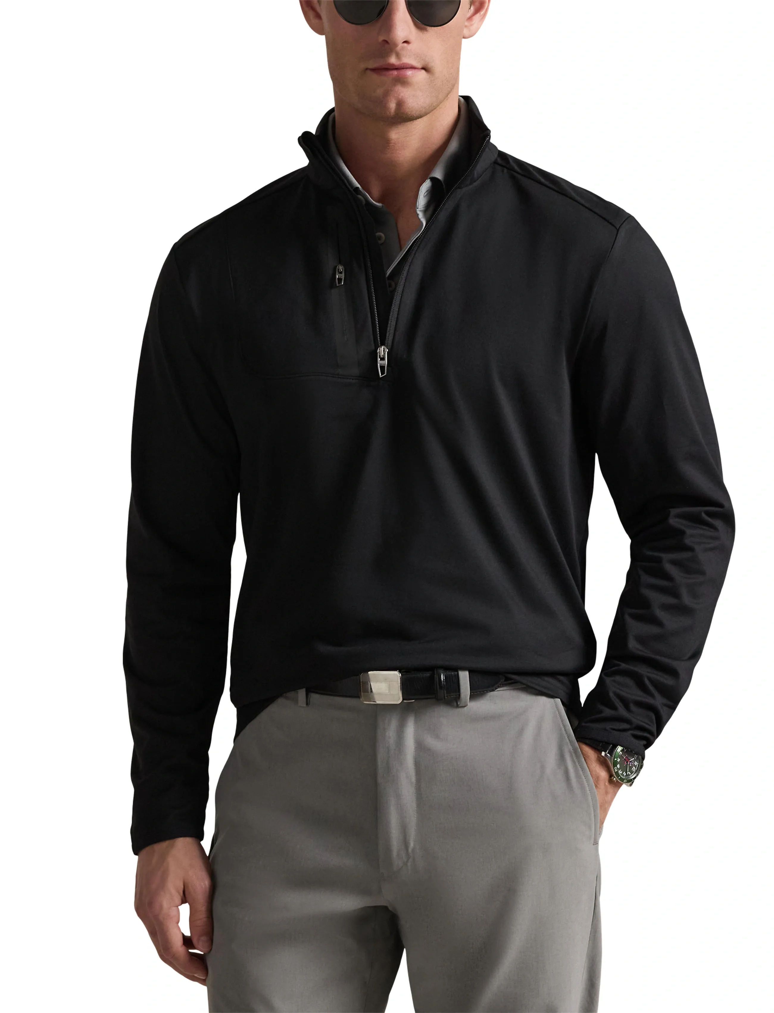 Ralph Lauren Golf Classic Fit Stretch Jersey Pullover långärmade t-shirts herr – bild 6