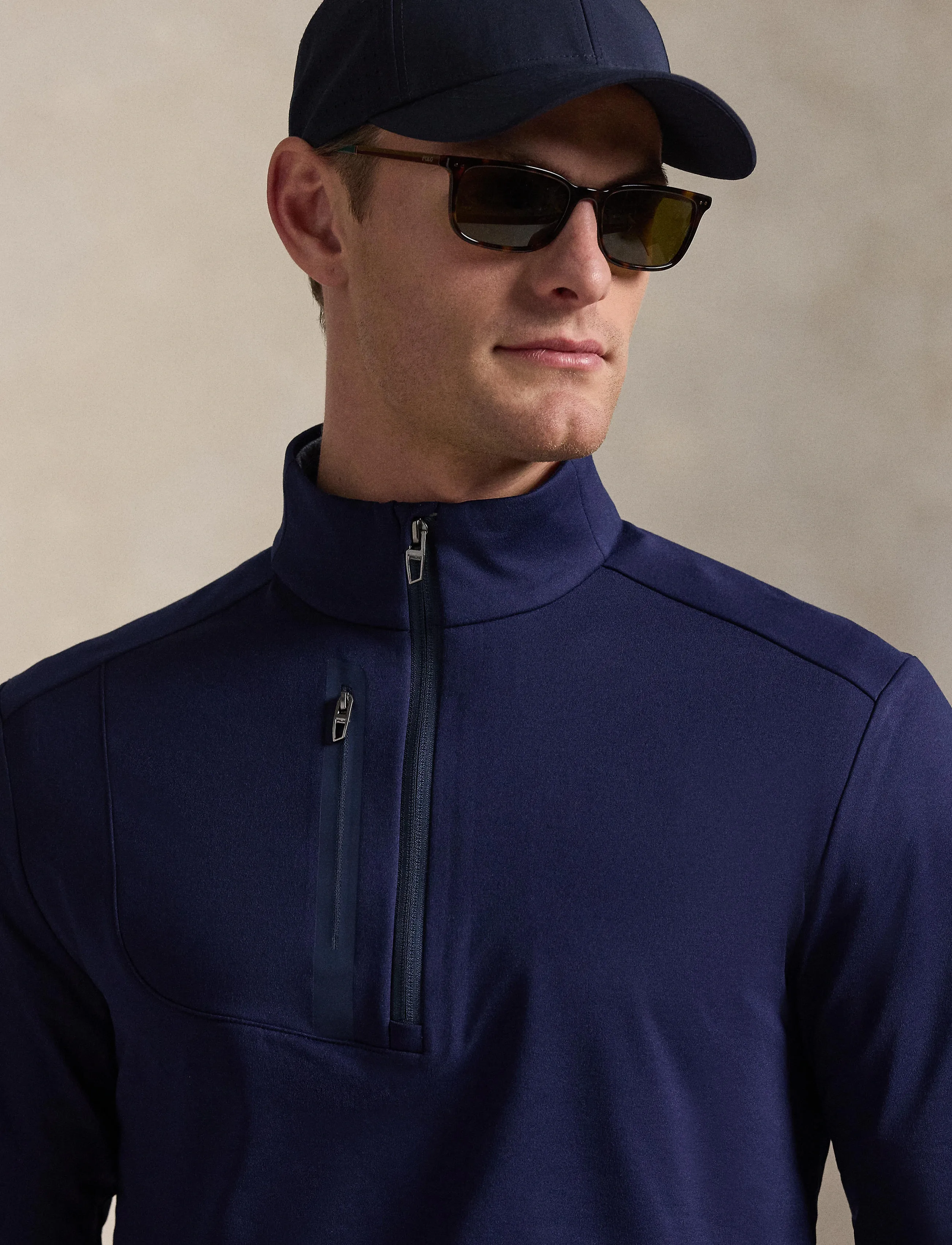 Ralph Lauren Golf - Classic Fit Stretch Jersey Pullover - toppar - refined navy - 4