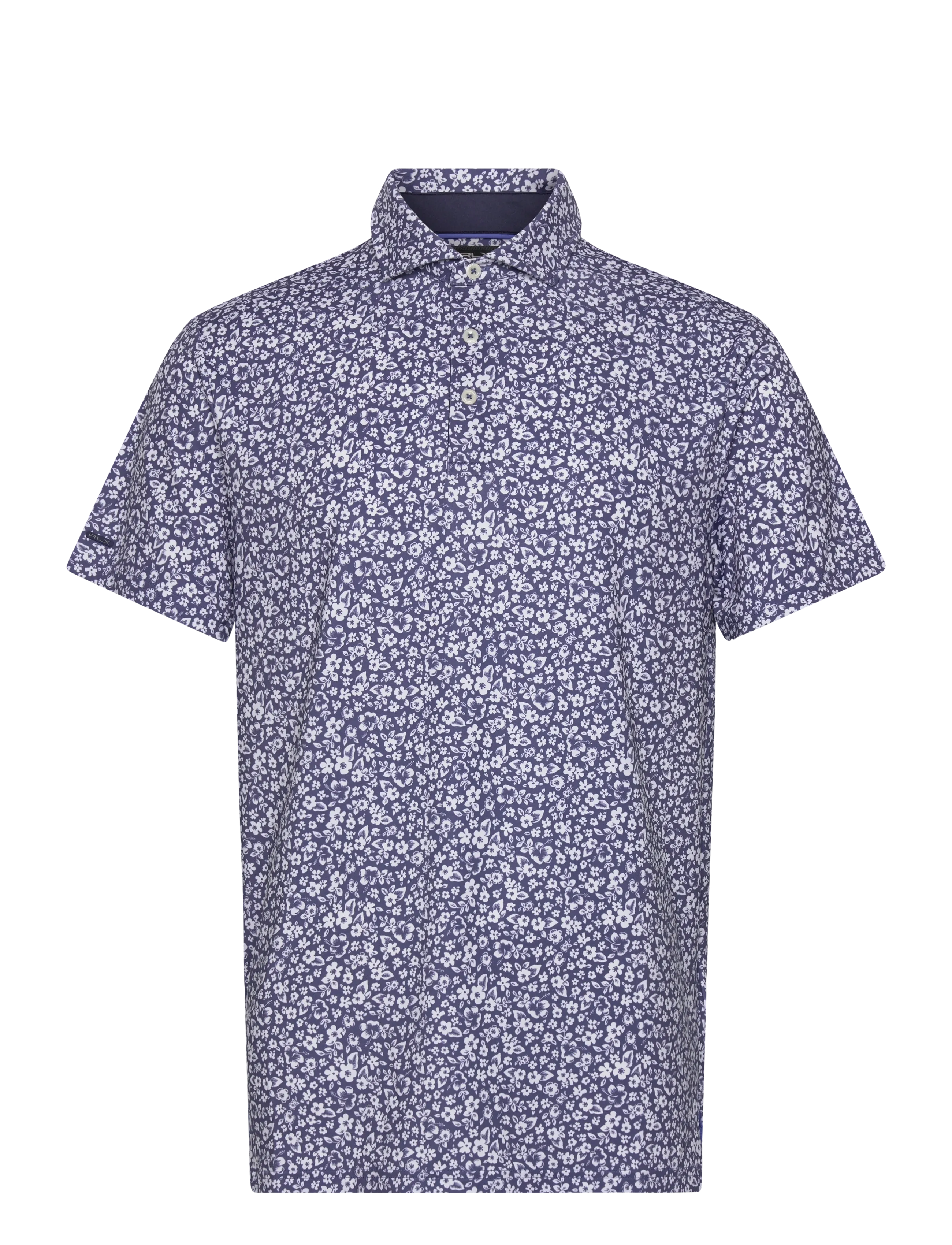 Ralph Lauren Golf LIGHTWEIGHT AIRFLOW-KNT-POLO - Shirts - REFINED NAVY DITS / white