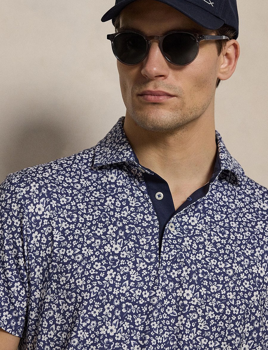 Ralph Lauren Golf - 785A10170001 - chemises à motifs - refined navy dits - 4