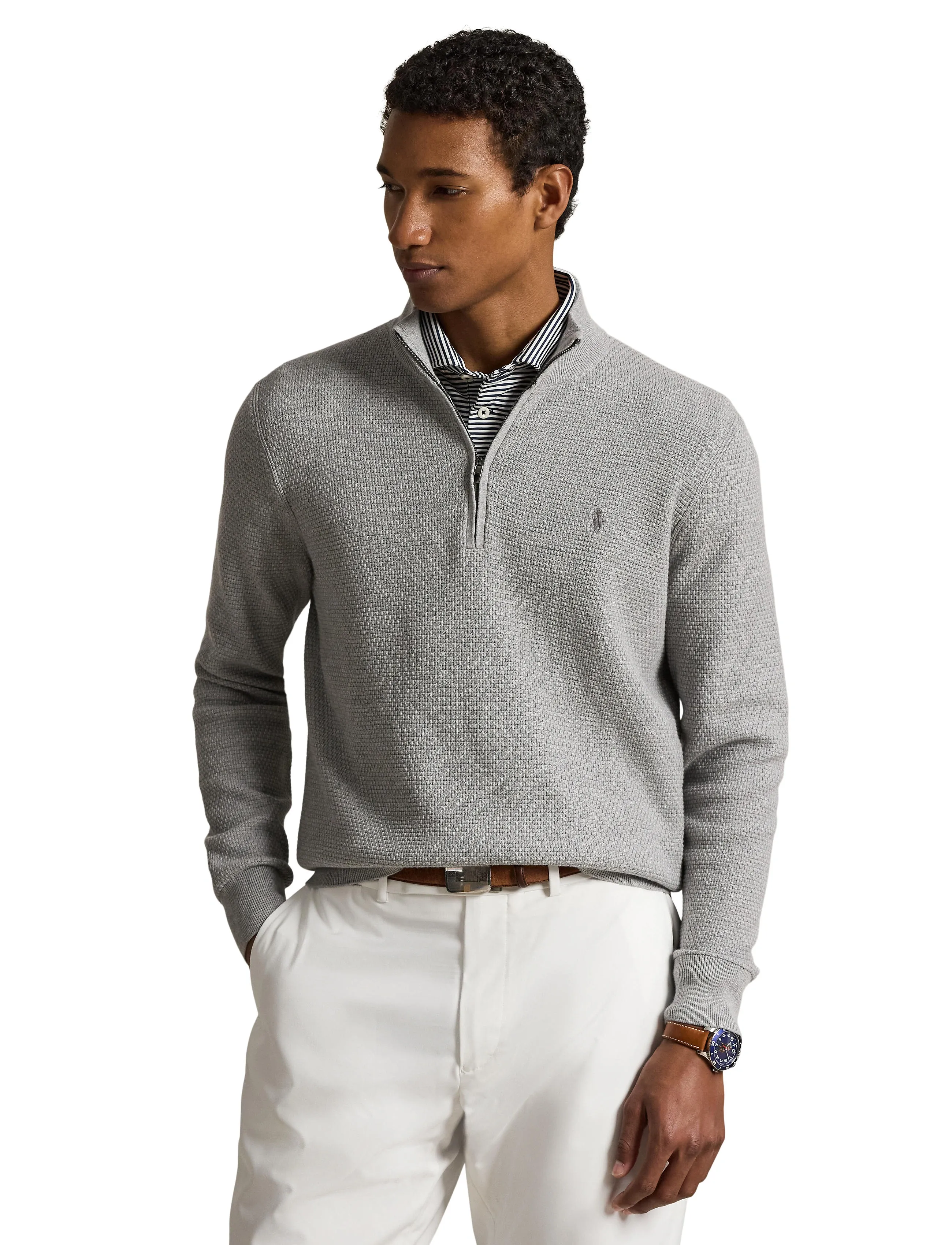 Ralph Lauren Golf - 785A10174001 - sweatshirts - andover heather - 5
