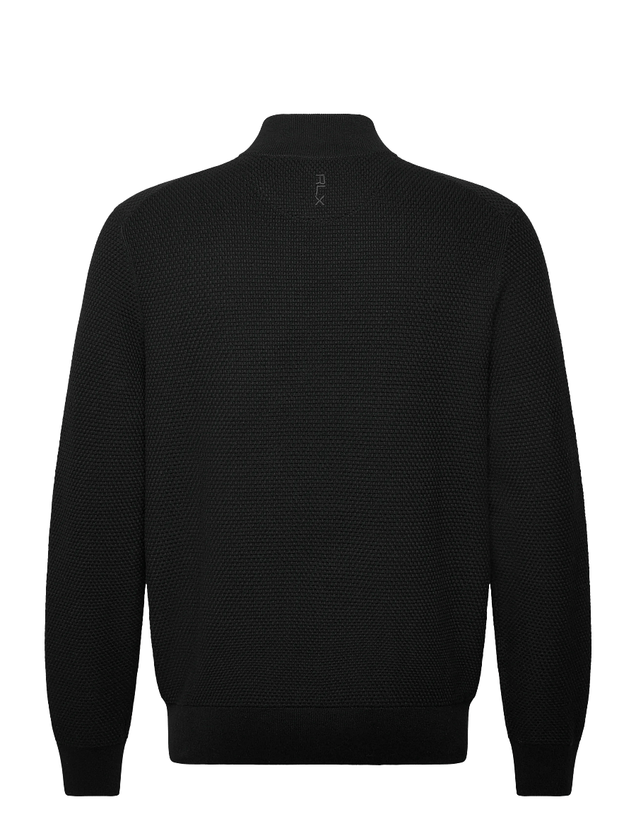 Ralph Lauren Golf - 2/48 COTTON COOLMAX-SWEATER-HALF ZIP - sweatshirts - polo black - 1