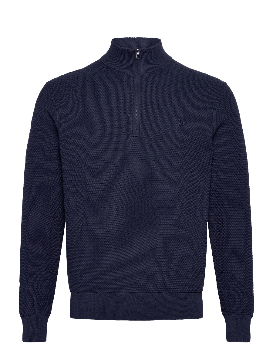 Ralph Lauren Golf - 2/48 COTTON COOLMAX-SWEATER-HALF ZIP - sweatshirts - refined navy - 1