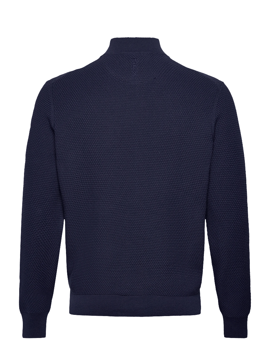 Ralph Lauren Golf - 2/48 COTTON COOLMAX-SWEATER-HALF ZIP - sweatshirts - refined navy - 2