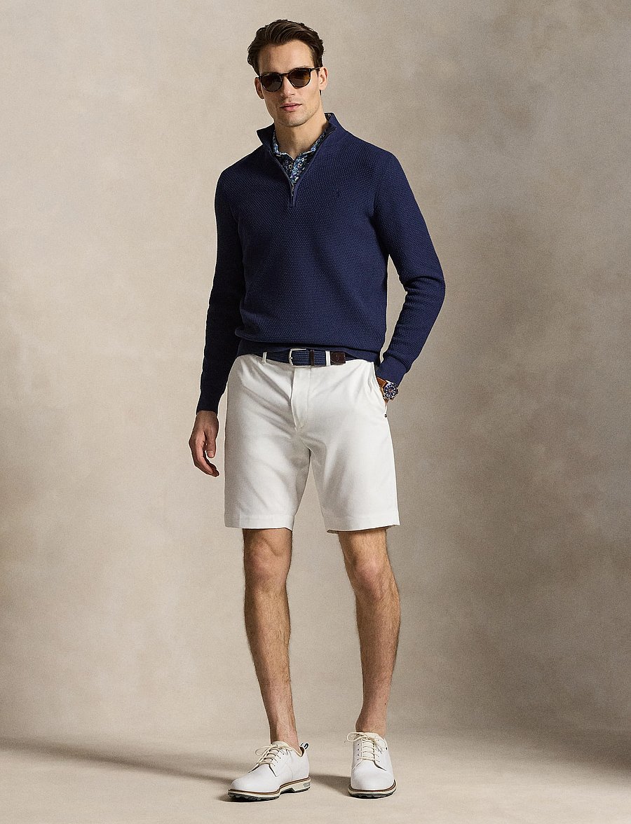 Ralph Lauren Golf - 2/48 COTTON COOLMAX-SWEATER-HALF ZIP - sweatshirts - refined navy - 5