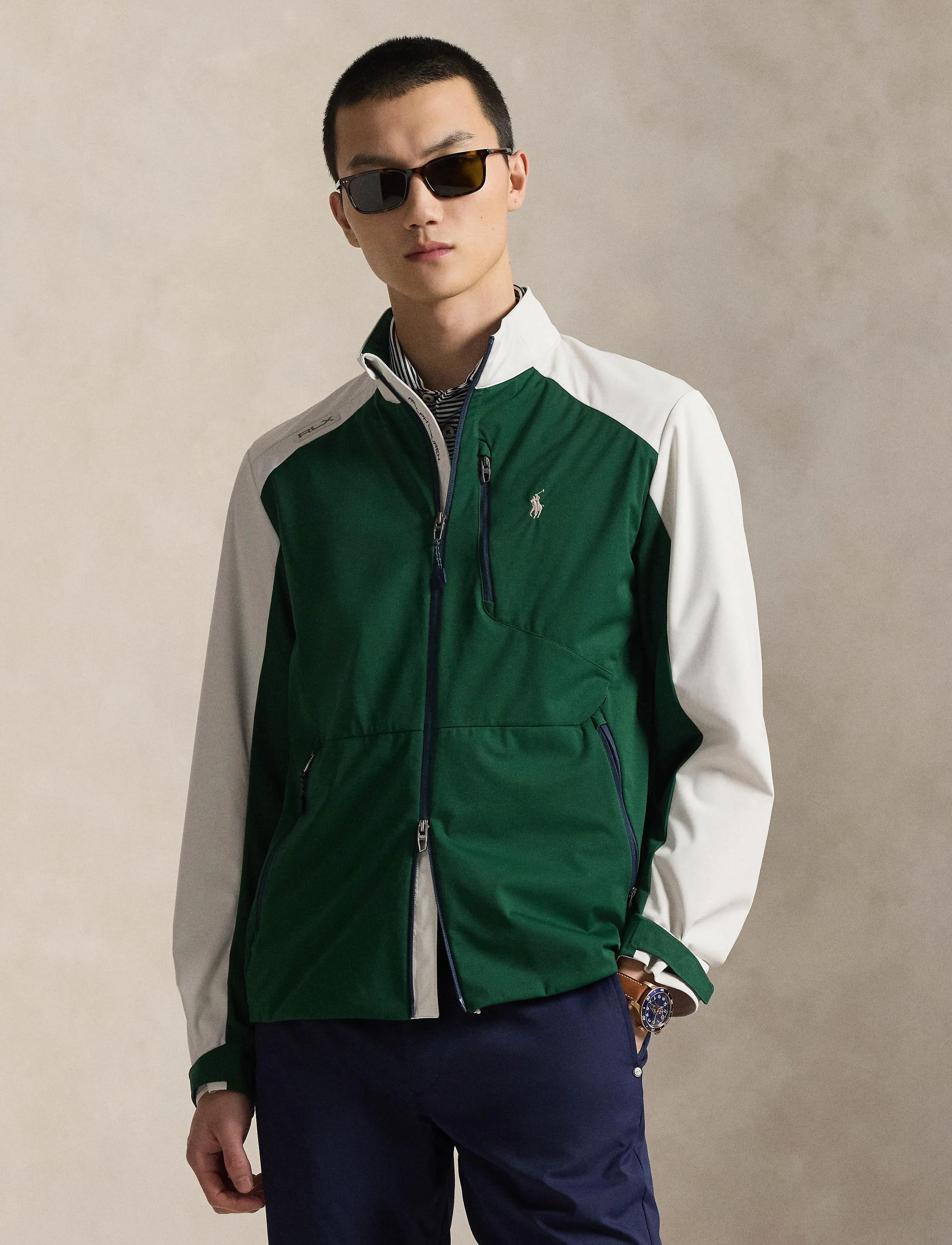 Ralph Lauren Golf - RECYCLED POLY-WVN-JACKET - golfjakker - moss agate/stone - 3