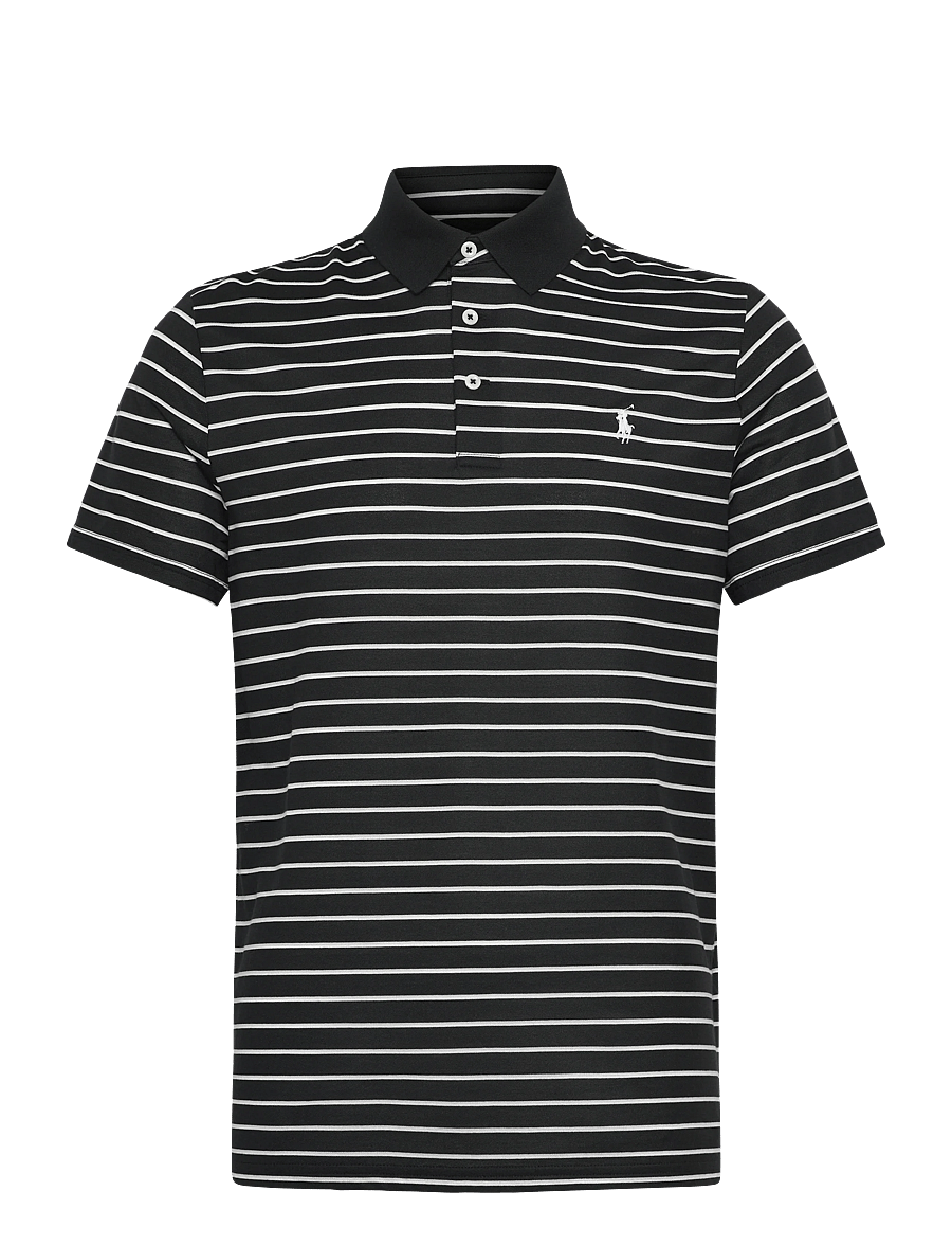 Ralph Lauren Golf - Y/D TOUR PIQUE-KNT-POLO - toppar & t-shirts - polo black multi - 0