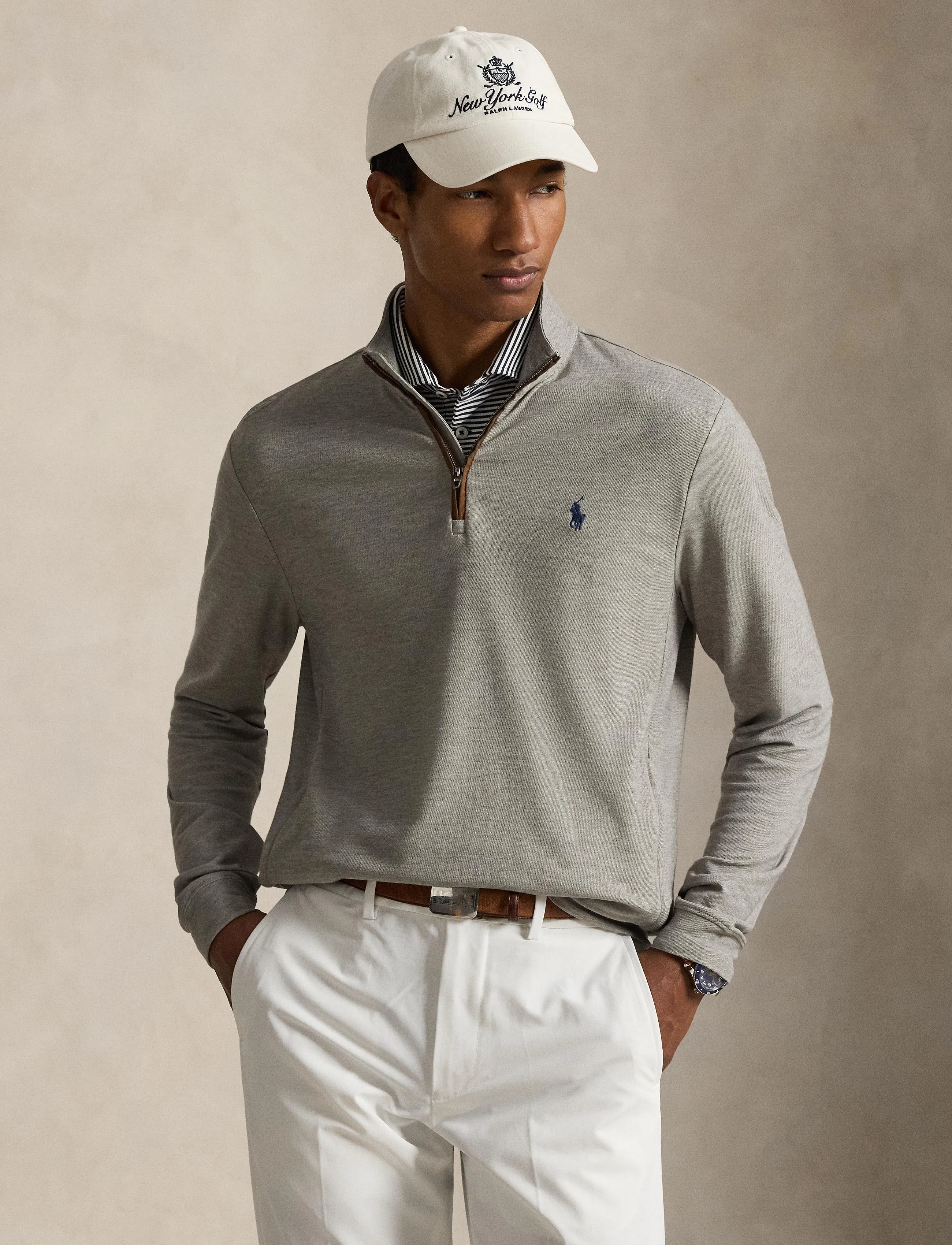 Ralph Lauren Golf - 785A10250003 - fleece & midlayer - andover heather - 3