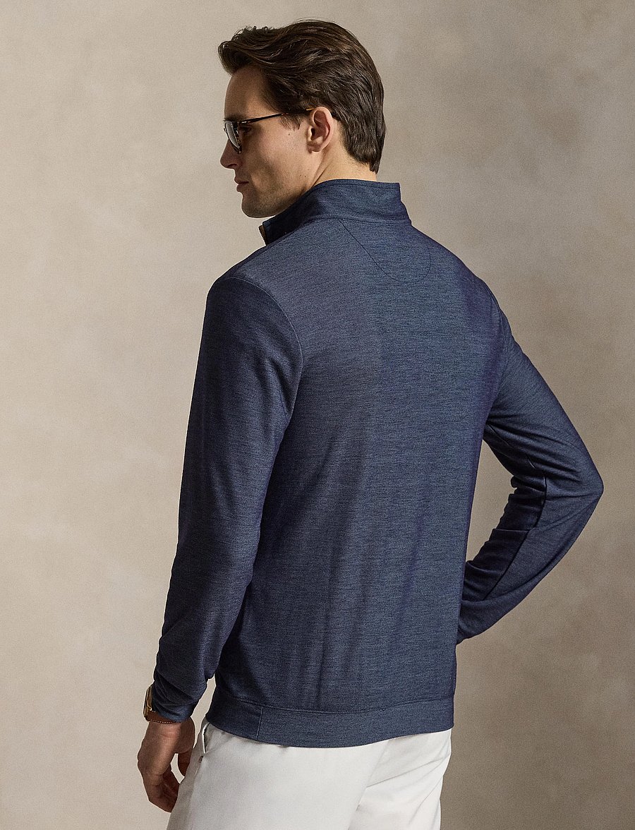 Ralph Lauren Golf - MOVEMENT MESH-KNT-PULLOVER - fleece & mellanlager - spring navy heath - 5