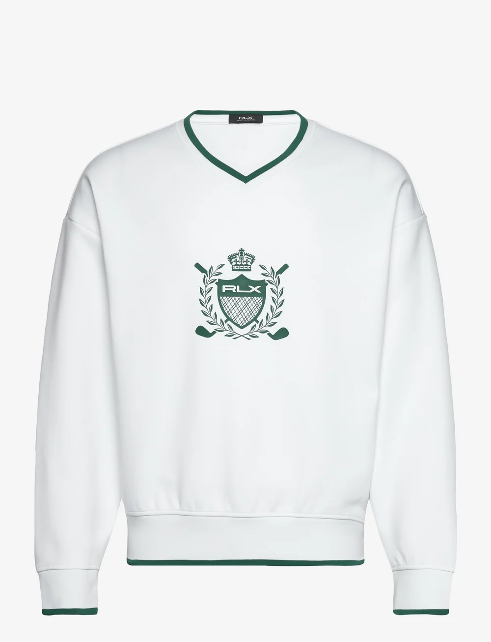Ralph Lauren Golf - Relaxed Fit Crest Double-Knit Sweatshirt - oberteile - ceramic white/kel - 0