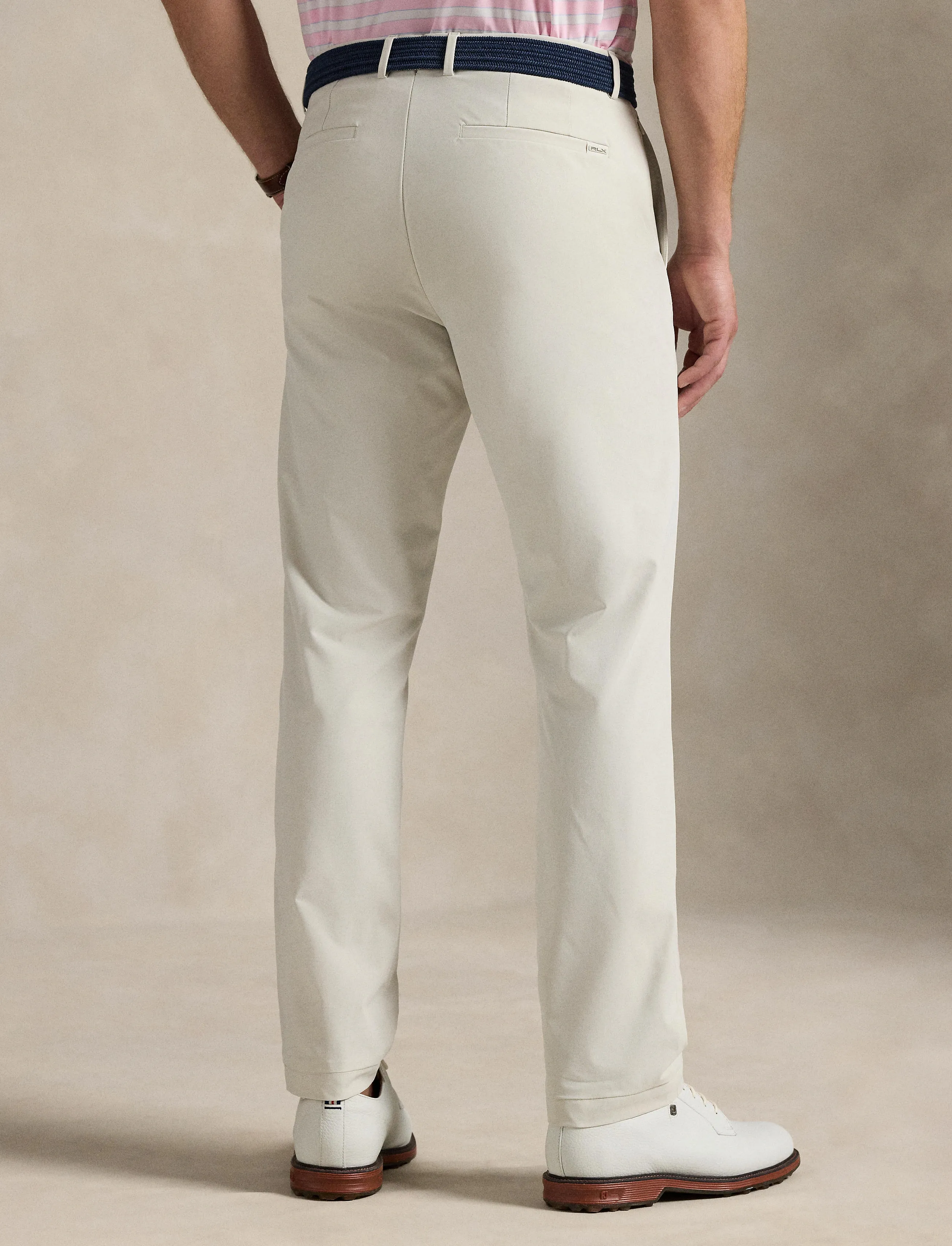 Ralph Lauren Golf Tailored Fit Performance Pant, 34 x 32, Cream, Sport Pants > Sport Golf Pants, Herre