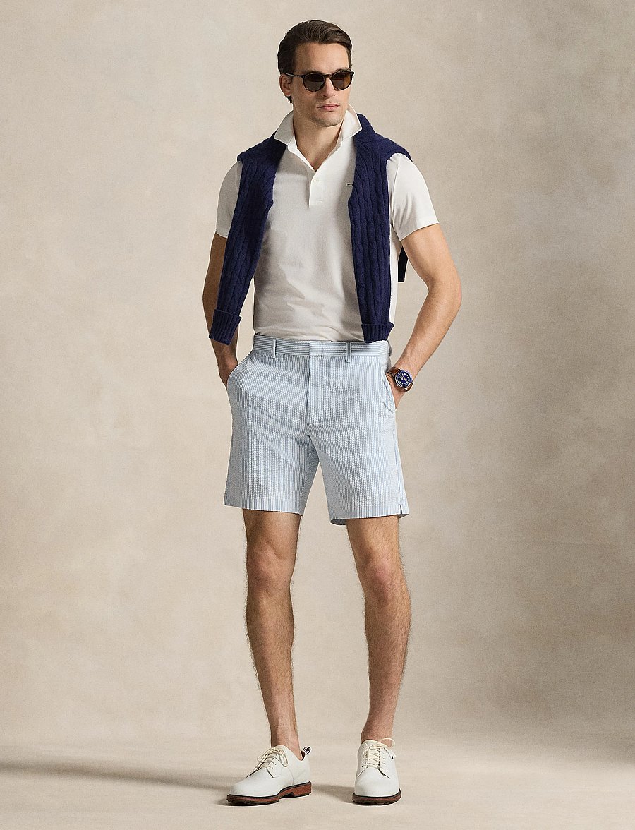 Ralph Lauren Golf - 8-Inch Stretch Classic Fit Active Trunk - casual shorts - powder blue/ceram - 4