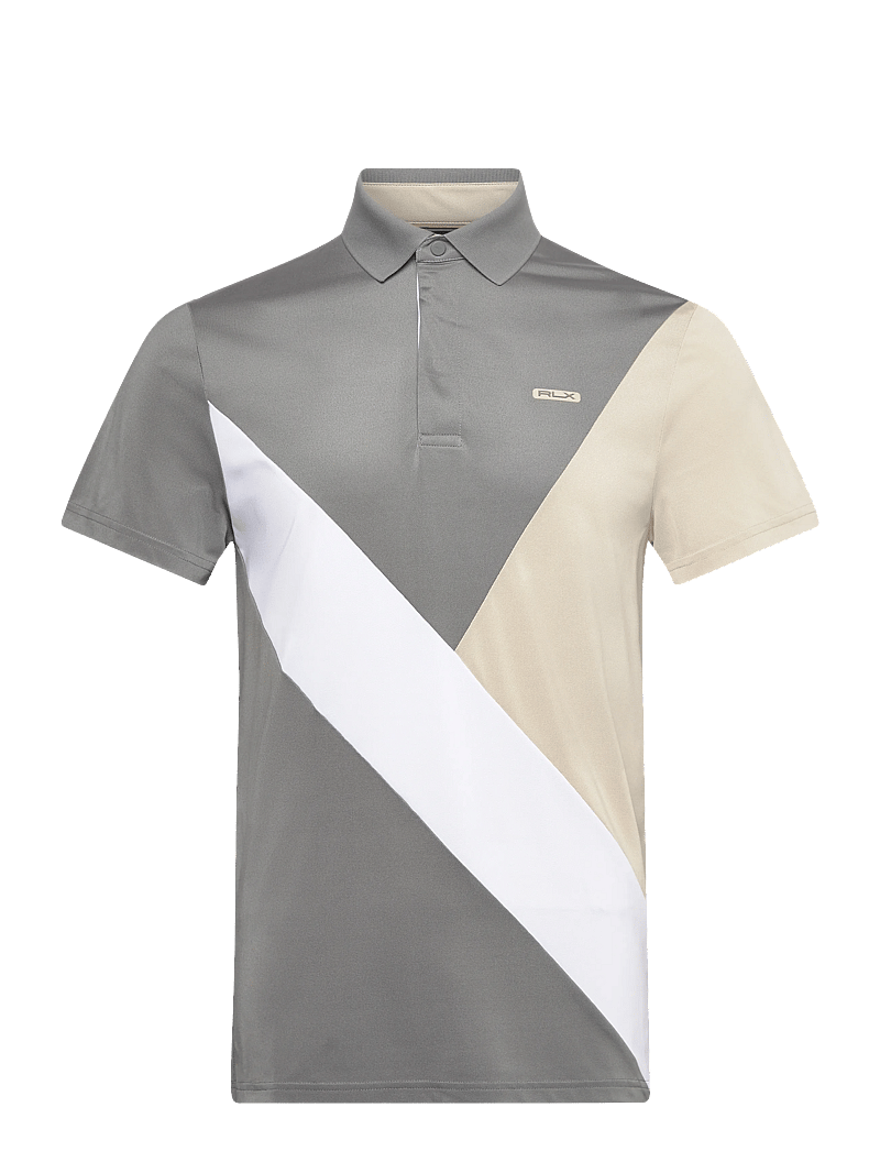 Ralph Lauren Golf - Tailored Fit Performance Polo Shirt - toppar & t-shirts - basic sand multi - 1
