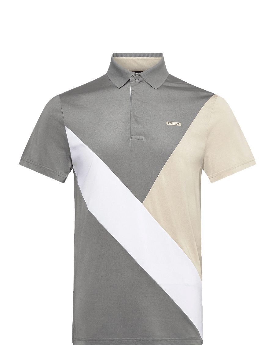 Ralph Lauren Golf - Tailored Fit Performance Polo Shirt - toppar & t-shirts - basic sand multi - 1