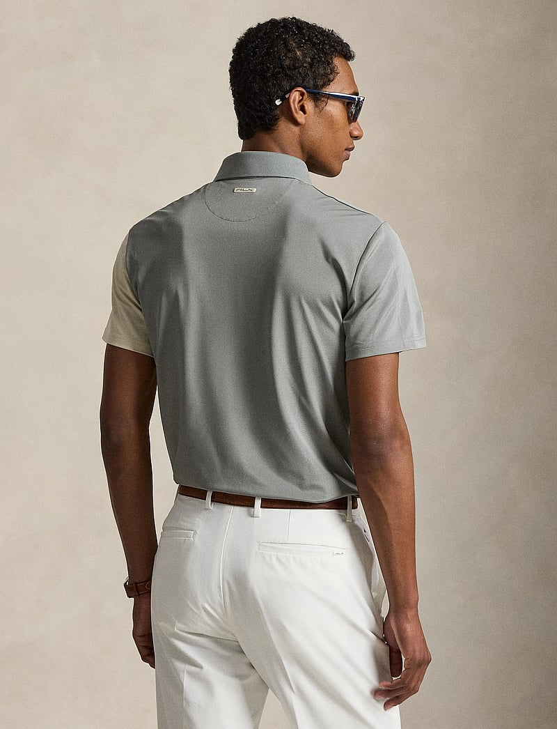 Ralph Lauren Golf - Tailored Fit Performance Polo Shirt - toppar & t-shirts - basic sand multi - 3