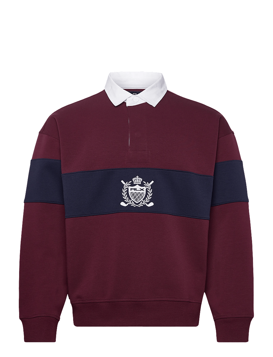 Ralph Lauren Golf - Relaxed Fit Crest Rugby Sweatshirt - rich ruby/refined - 0