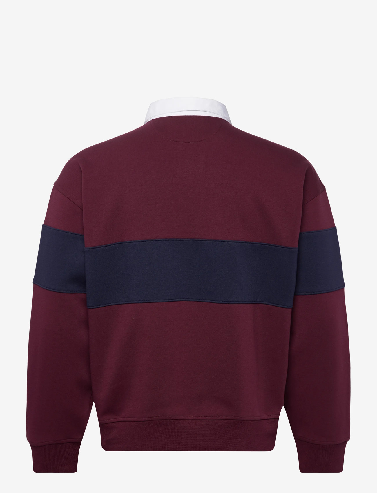 Ralph Lauren Golf - Relaxed Fit Crest Rugby Sweatshirt - sweatshirts - rich ruby/refined - 1