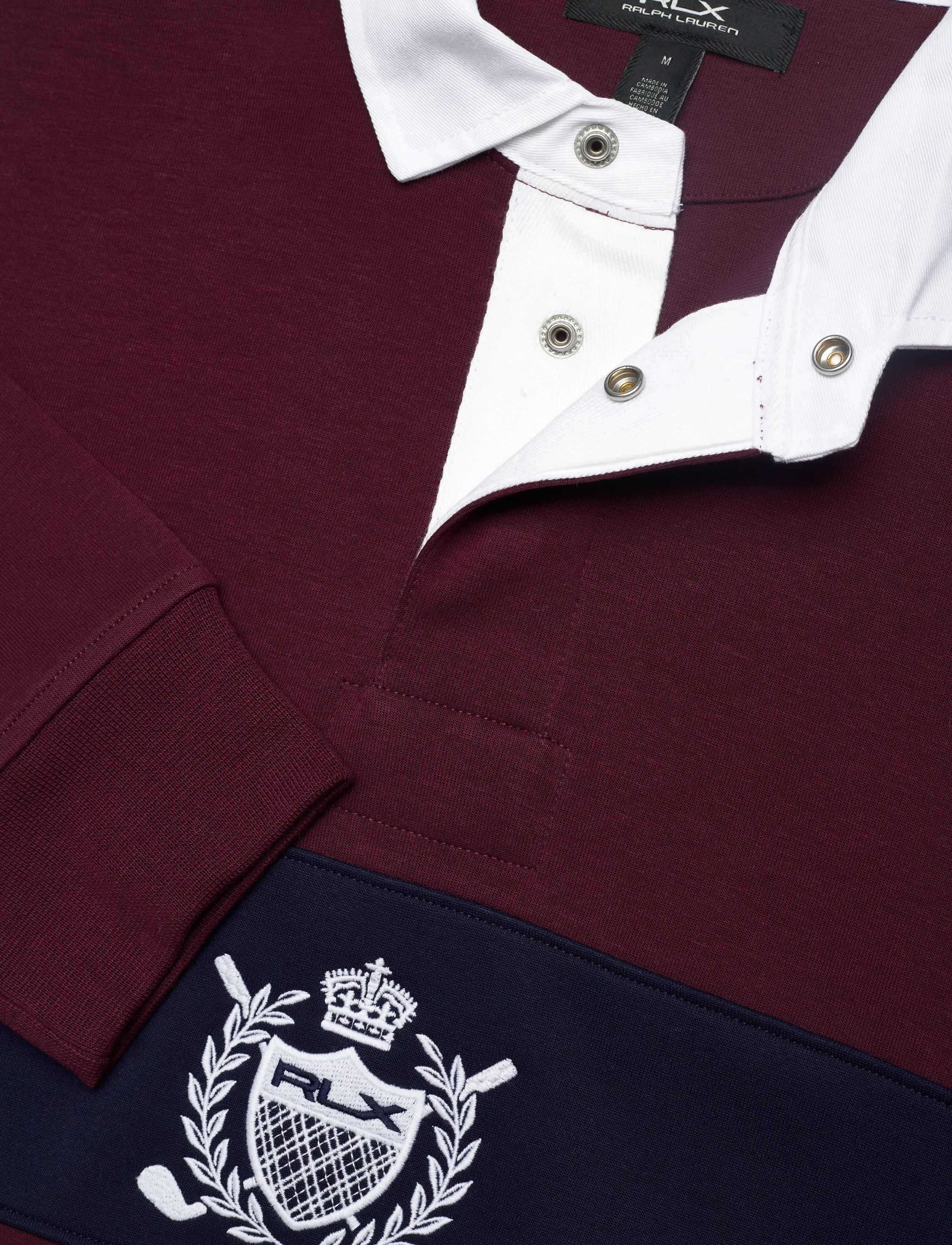Ralph Lauren Golf - Relaxed Fit Crest Rugby Sweatshirt - rich ruby/refined - 2