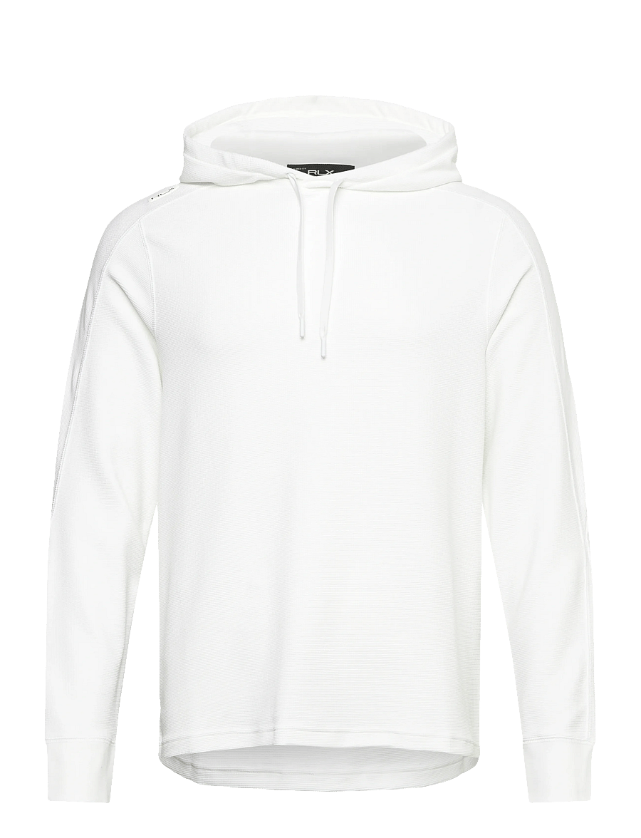 Ralph Lauren Golf - Performance Waffle-Knit Hoodie - alussärgid - ceramic white - 1