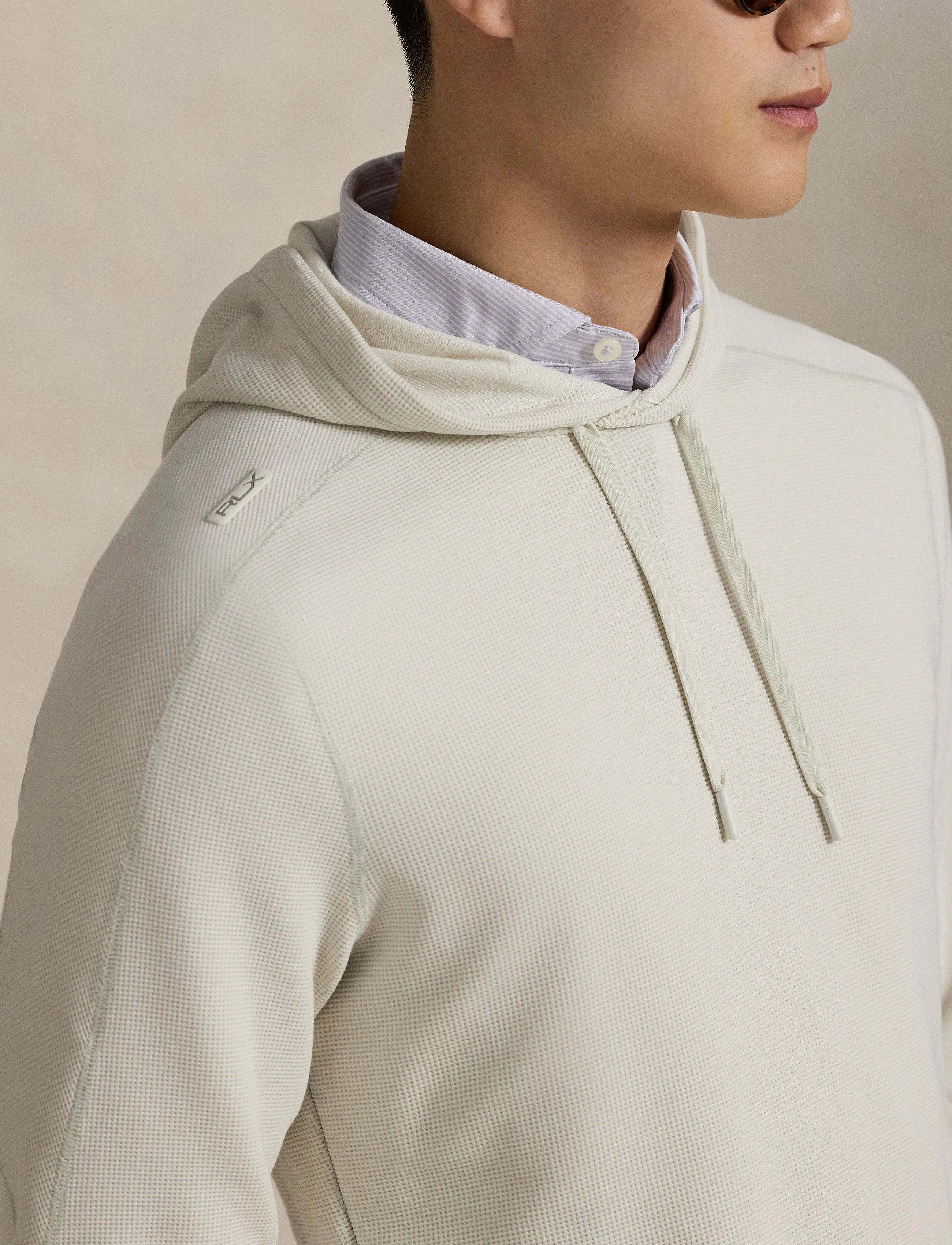 Performance Waffle-Knit Hoodie 3