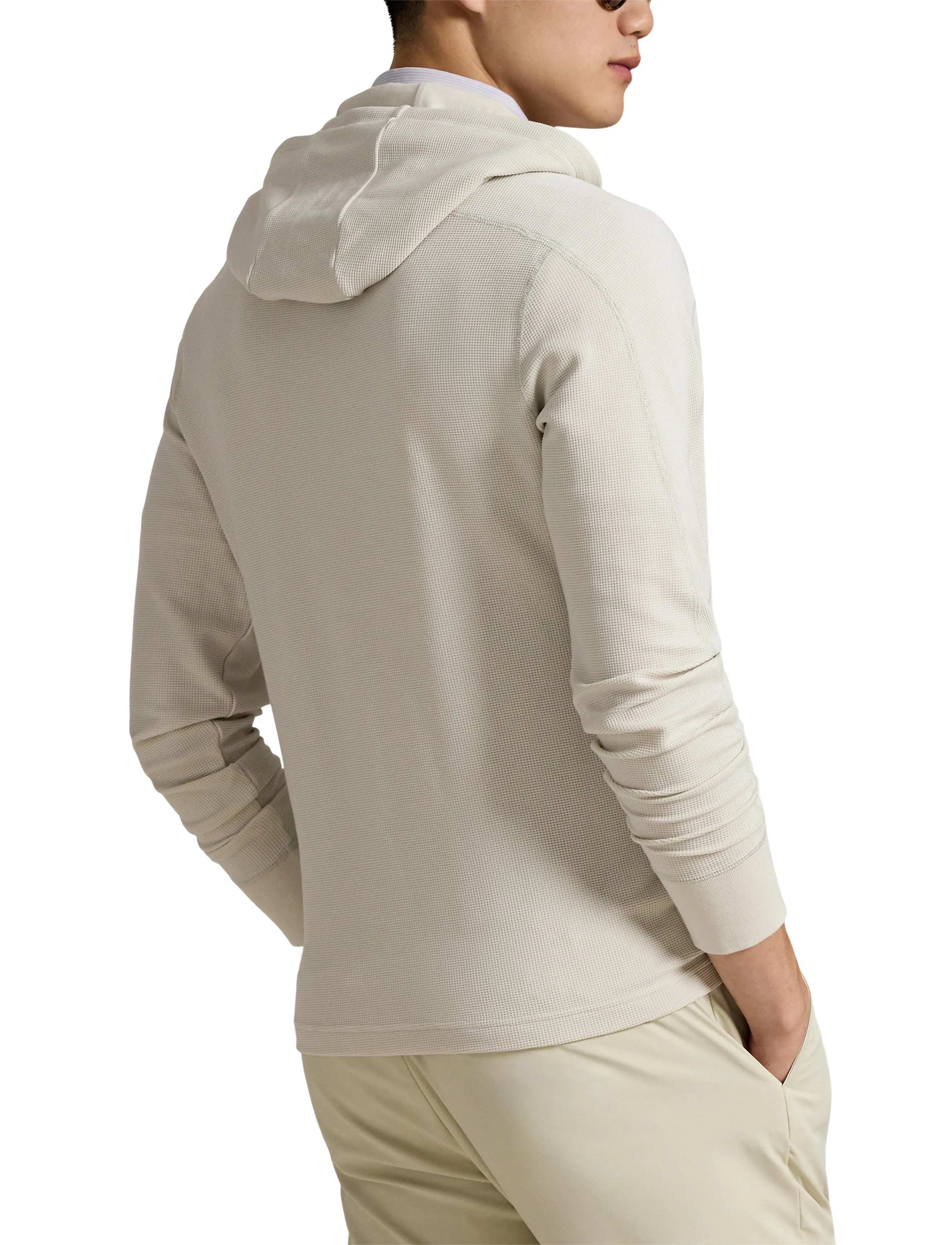 Performance Waffle-Knit Hoodie 5