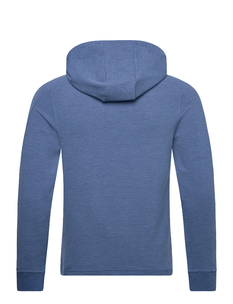 Ralph Lauren Golf - Performance Waffle-Knit Hoodie - overdele - fog blue heather - 1