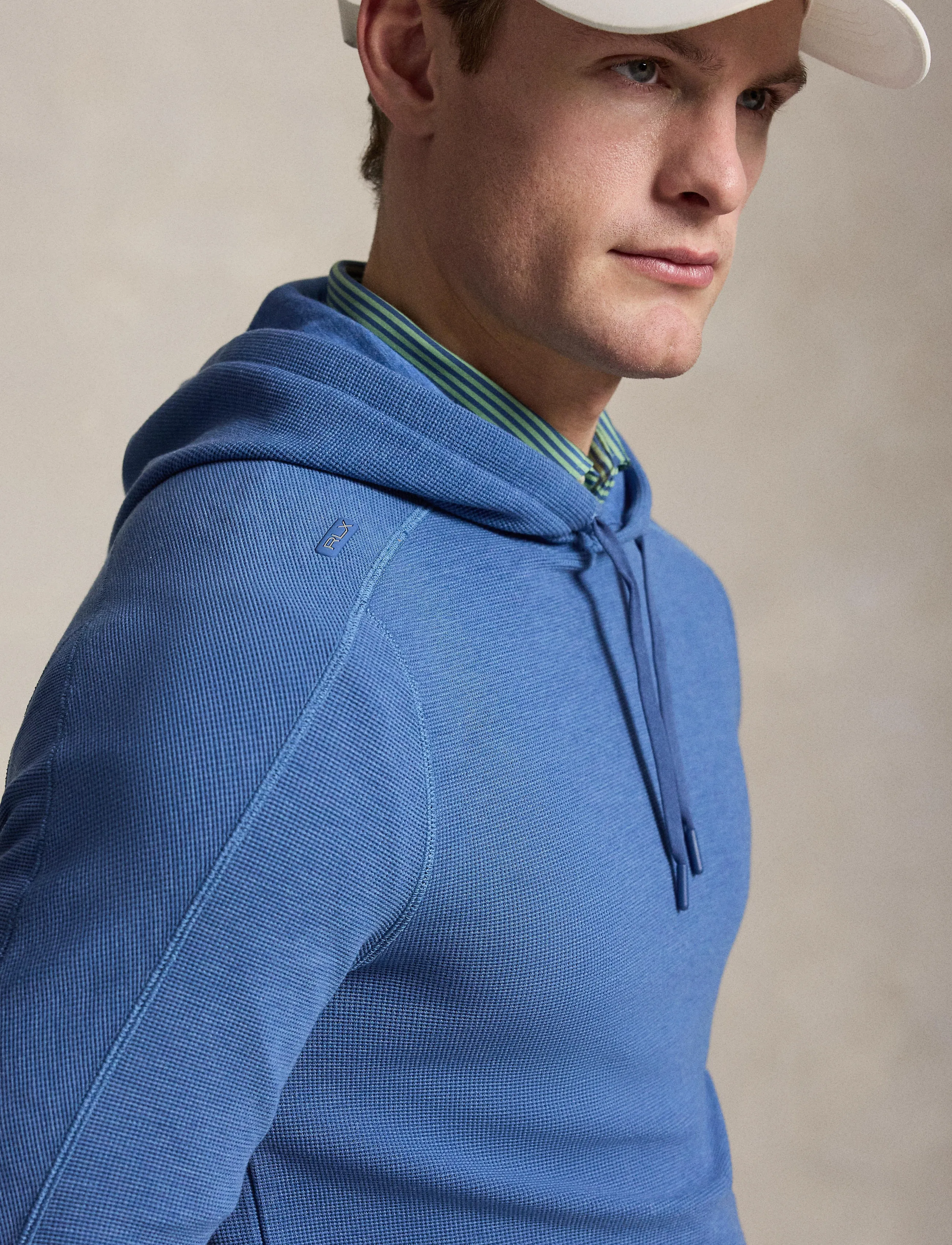 Performance Waffle-Knit Hoodie 3