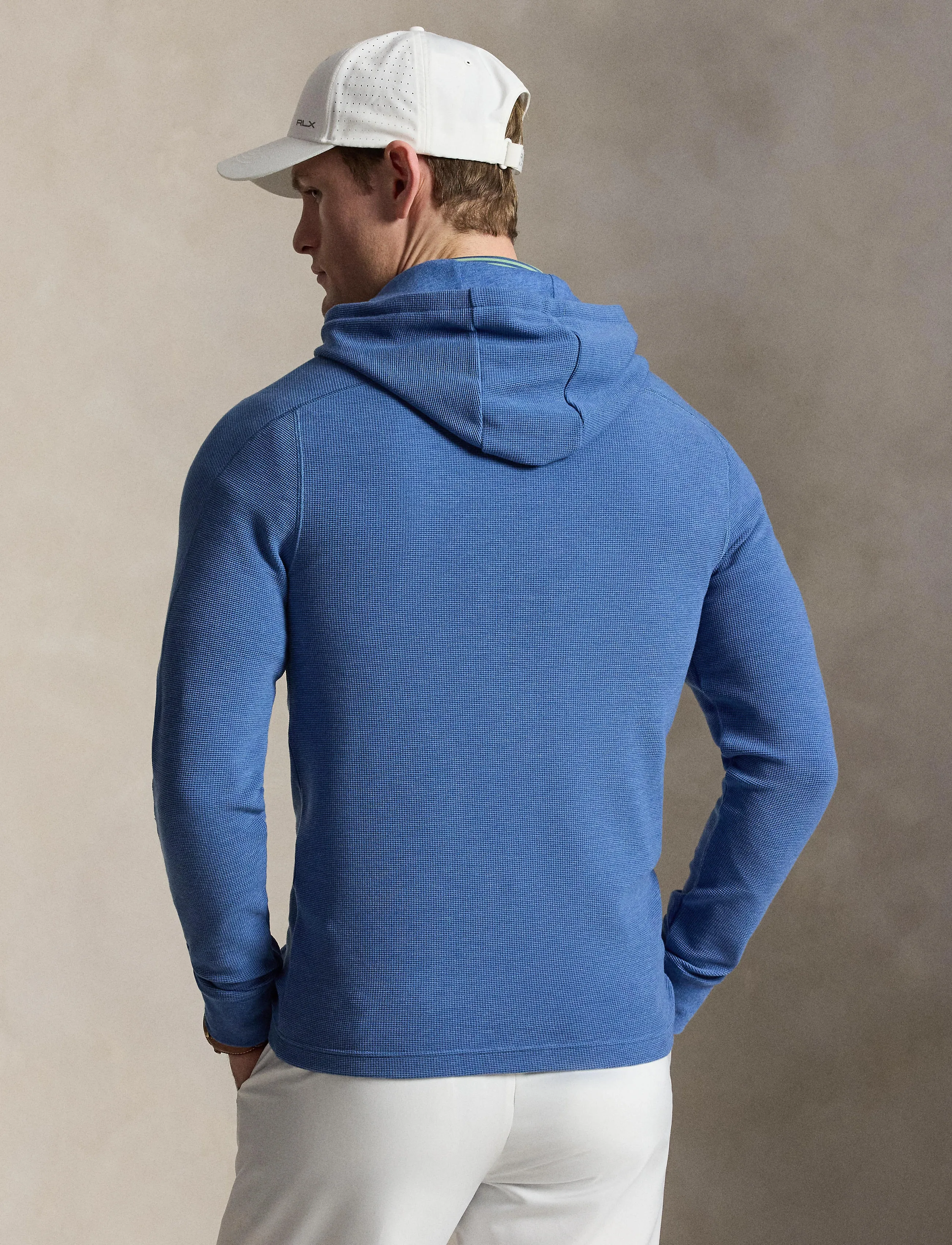 Performance Waffle-Knit Hoodie 5