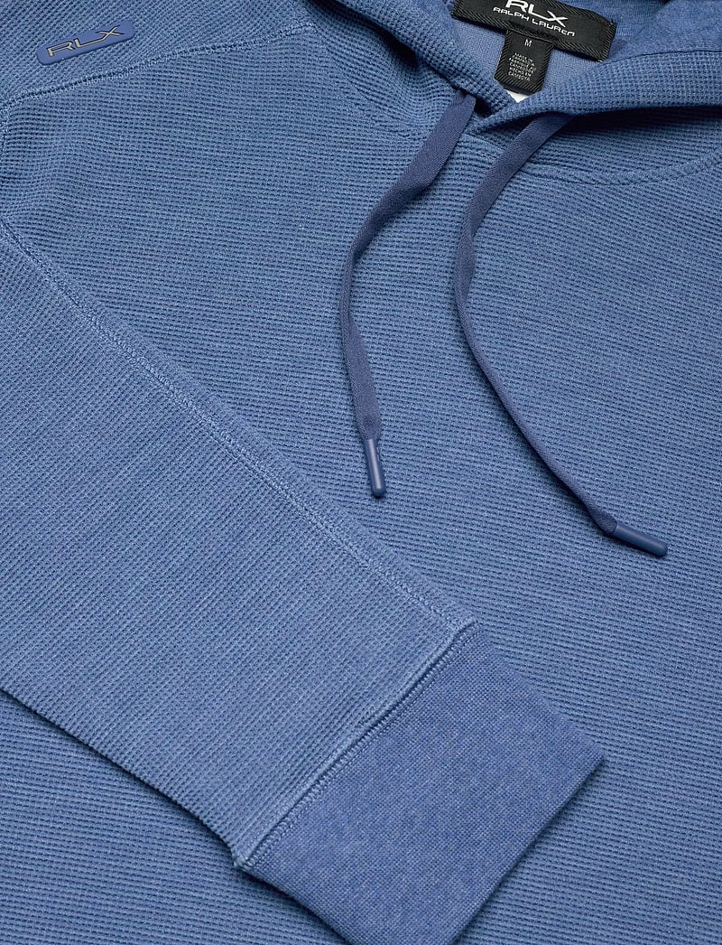 Ralph Lauren Golf - Performance Waffle-Knit Hoodie - overdele - fog blue heather - 2