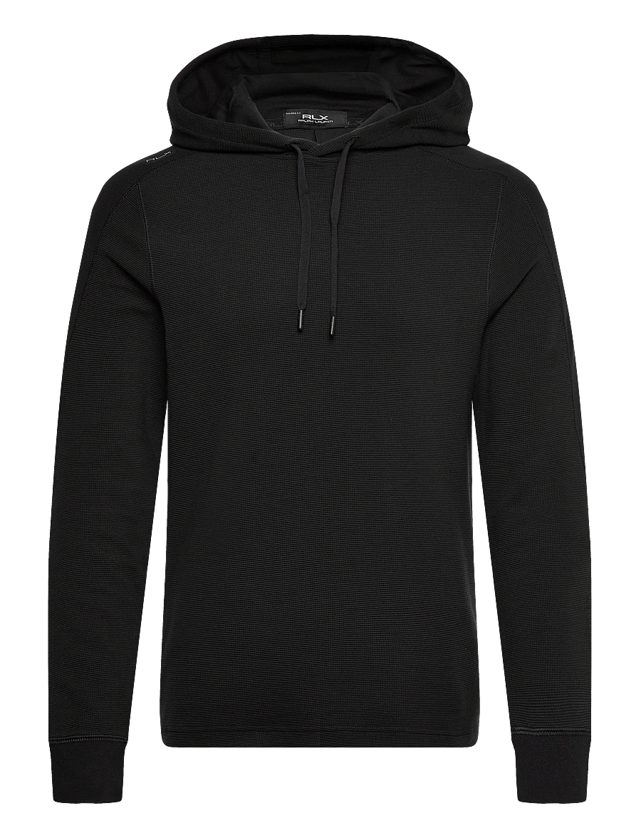 Ralph Lauren Golf - Performance Waffle-Knit Hoodie - alussärgid - polo black - 1