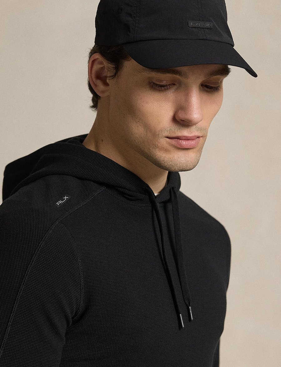 Ralph Lauren Golf - Performance Waffle-Knit Hoodie - alussärgid - polo black - 4