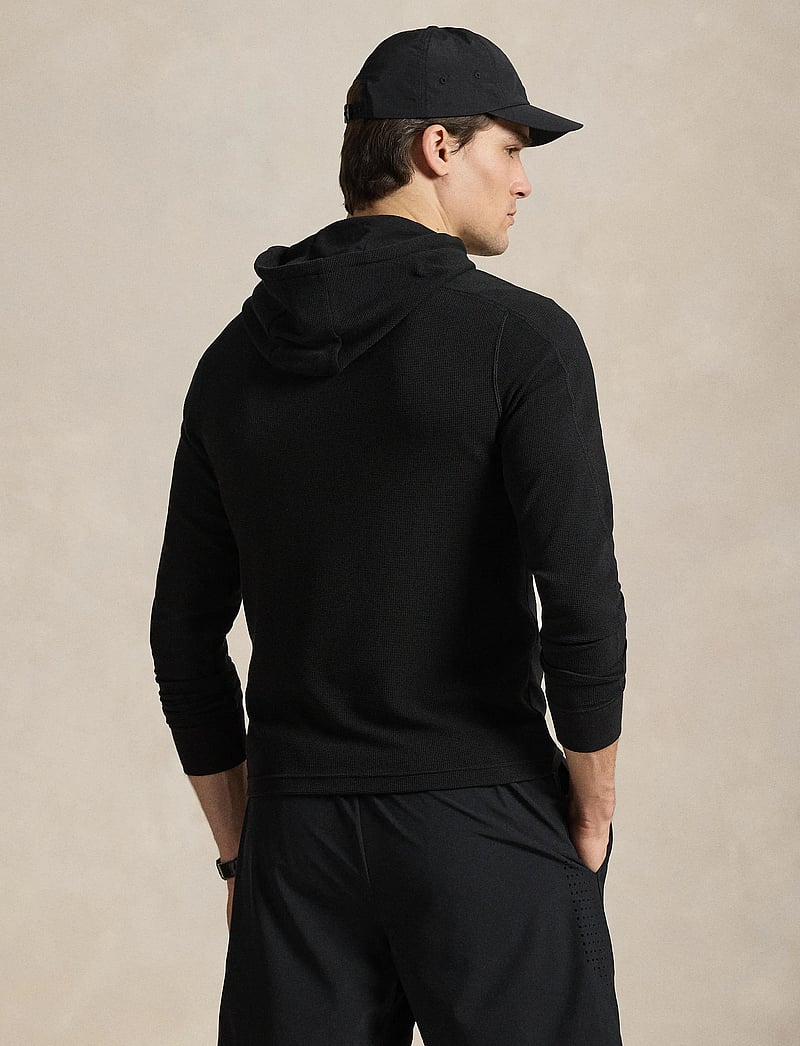 Ralph Lauren Golf - Performance Waffle-Knit Hoodie - huvtröjor - polo black - 5