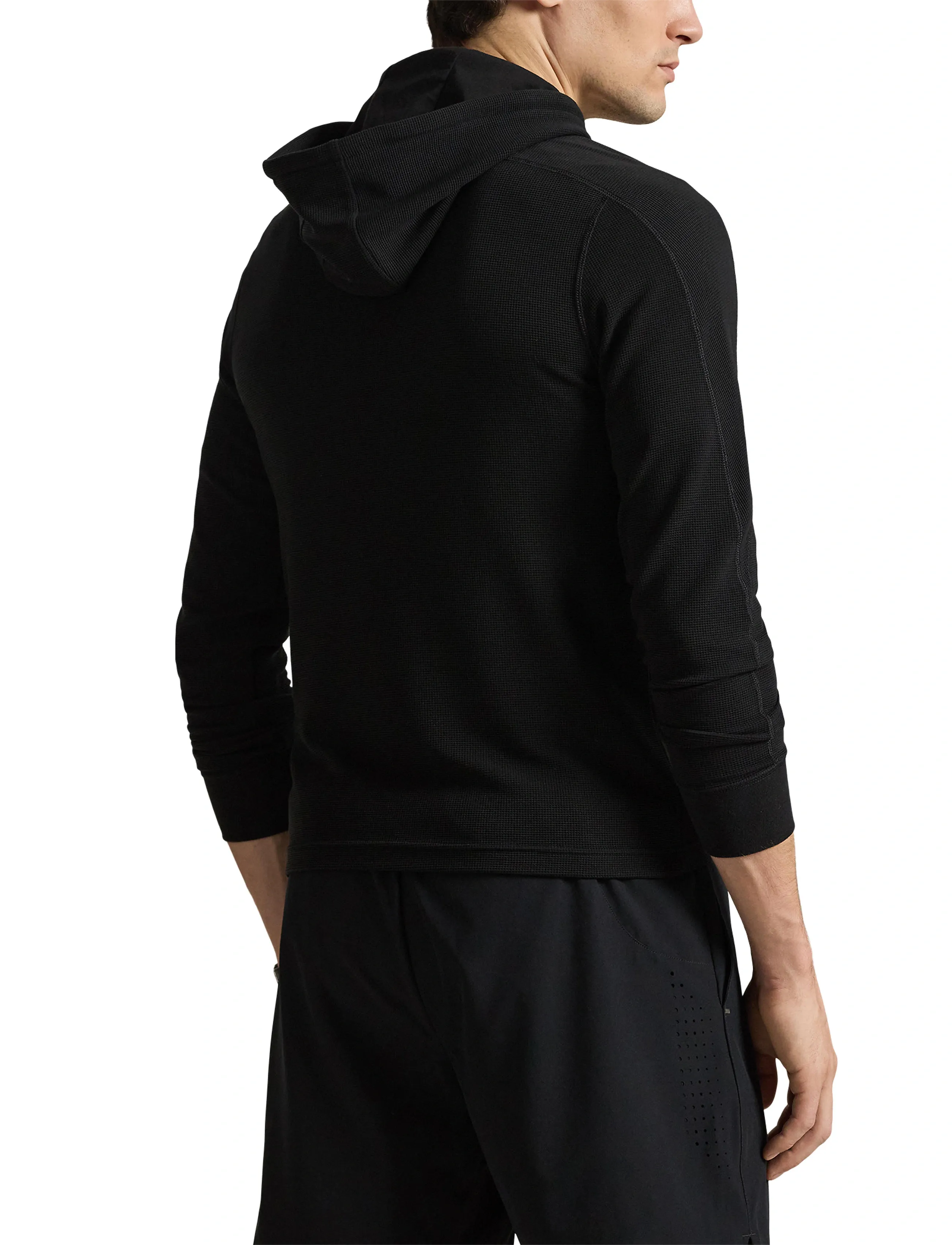 Performance Waffle-Knit Hoodie 5
