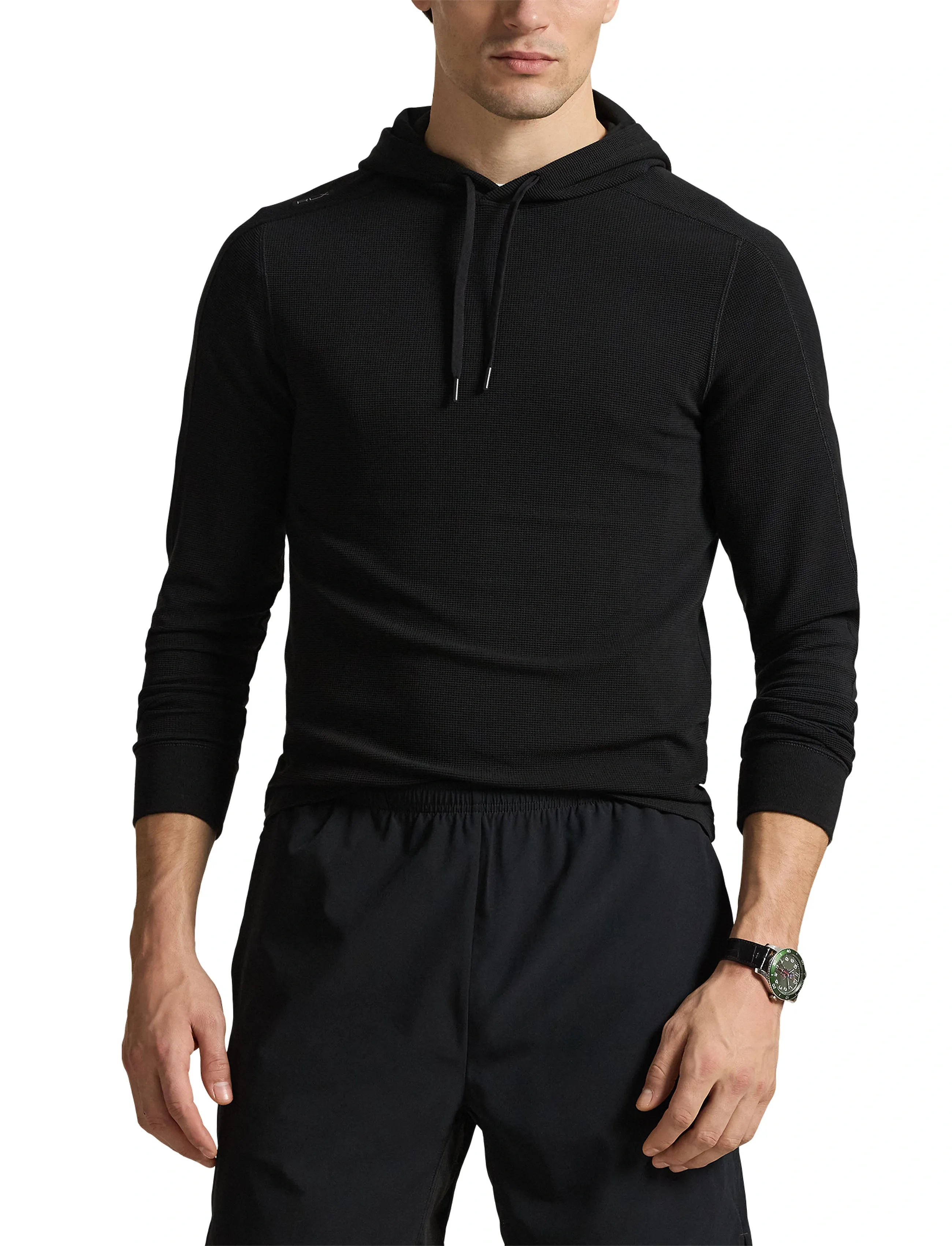 Performance Waffle-Knit Hoodie 6