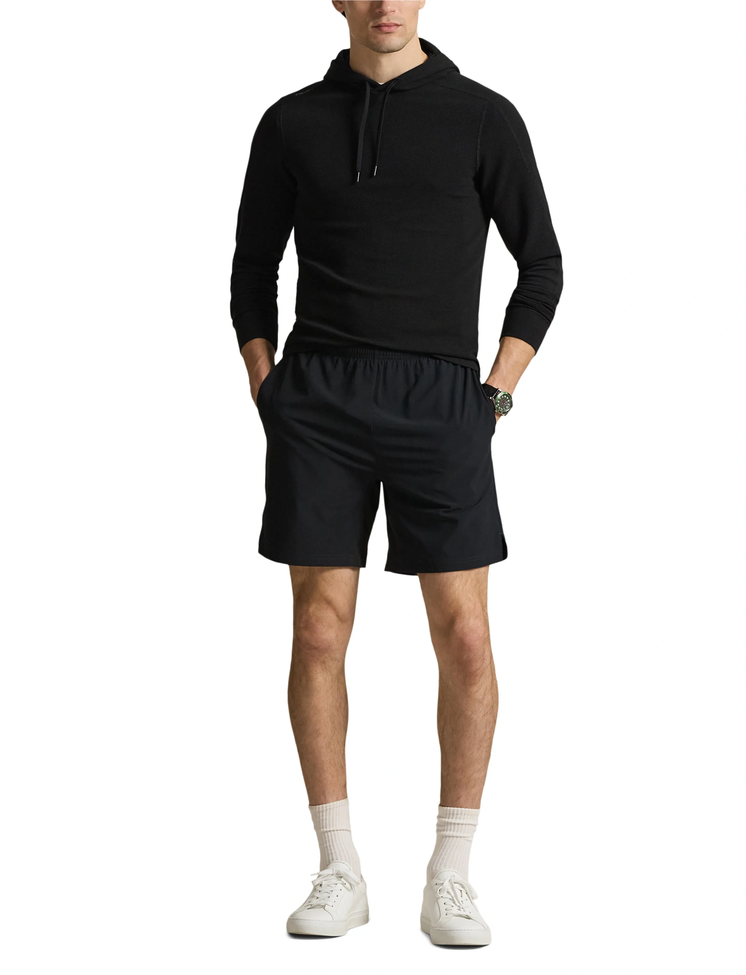 Performance Waffle-Knit Hoodie 7