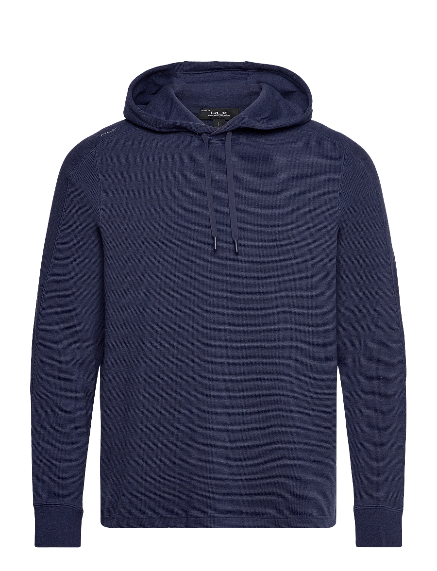 Ralph Lauren Golf - Performance Waffle-Knit Hoodie - tops - spring navy heath - 1