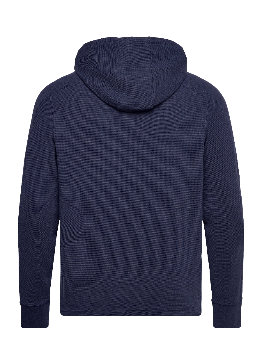 Ralph Lauren Golf - Performance Waffle-Knit Hoodie - tops - spring navy heath - 2