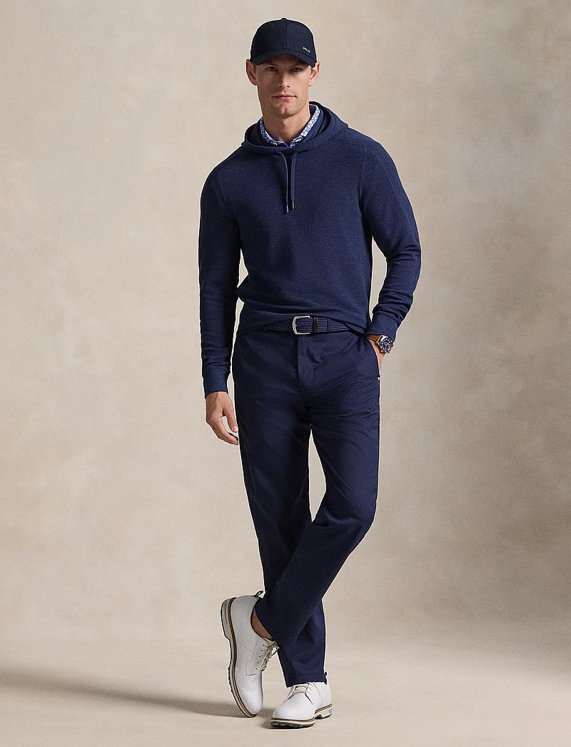 Ralph Lauren Golf - Performance Waffle-Knit Hoodie - overdele - spring navy heath - 0